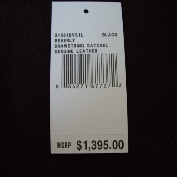 Michael Kors Black Beverly Drawstring Satchel/$1,526 RETAIL/NEW/NEVER USED!!! - Picture 9 of 10